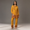 The Mustard Rust-Hem Coord Set