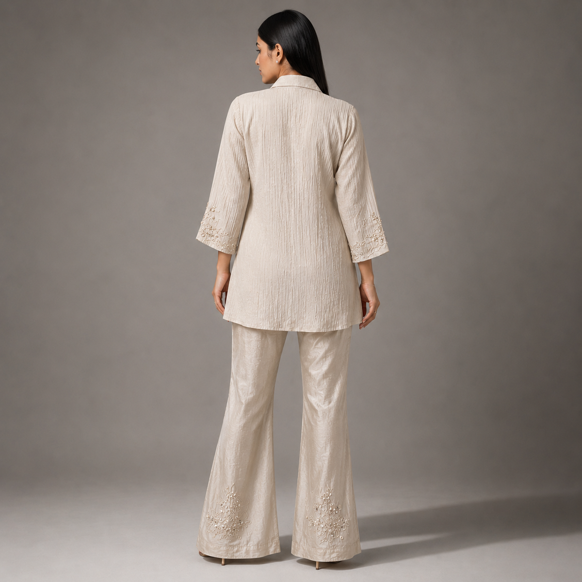 The Ivory Pearl-Sequin Coord Set