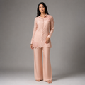 The Blush-Pink Leaf-Motif Coord Set