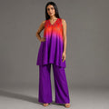 The Purple Sunset-Ombré Coord Set